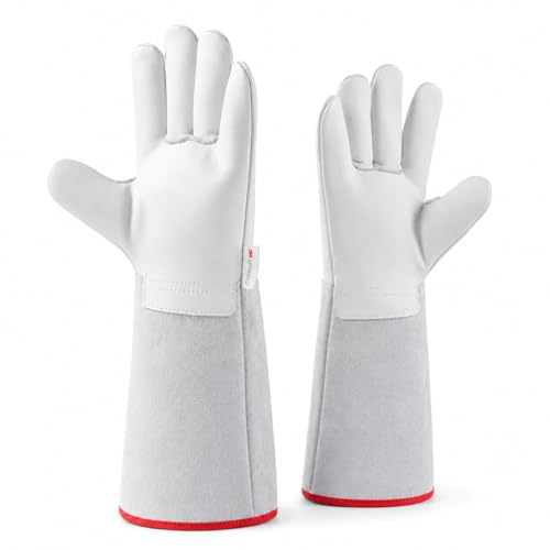 Sindayo -260C/-436F Antifreeze Gloves for Dry Ice Handling Liquid Nitrogen Sponge and Cotton Inner (1 Pair (14 Inch))