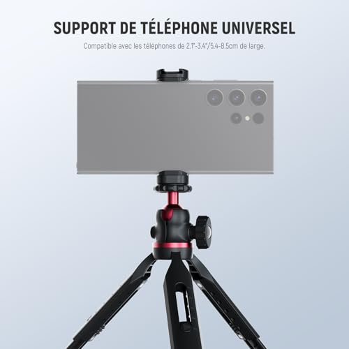 Trépied portable pour smartphone idéal pour vlogging et appels vidéo - 6