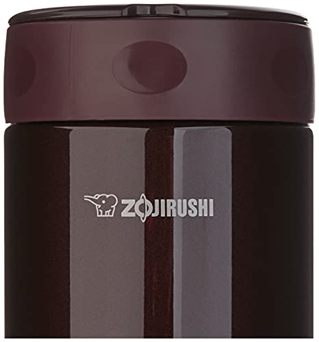 Zojirushi Stainless Steel Food Jar, Medium, Dark Brown