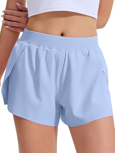 Short de course pour femme anti-frottement avec doublure