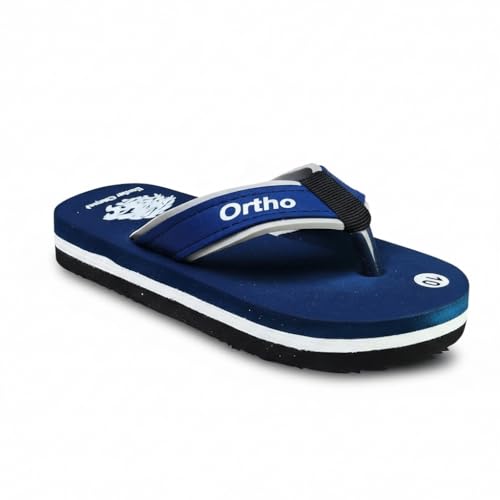 Image of Ortho Comfort Flip Flops, Multi Colour Combination, Comfortable Stylish Casual Boys Slipper | 2-10 Years. (Refer size chart in images)