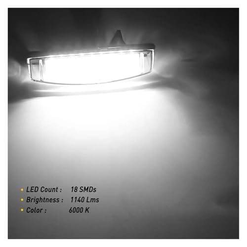 Luces LED de matrícula para Lexus IS300 2001-2005 pack de 2 unidades para sustitución trasera 4