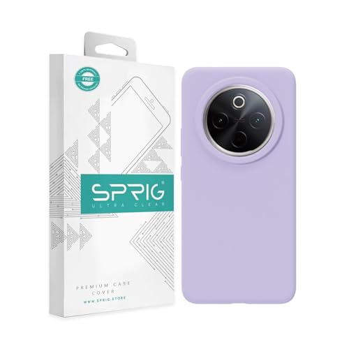 Image of SPRIG Compatible with Vivo T4 Premium SilkTone Back Cover Drop Tested Shock Proof Mobile Case for Men, Women, Boys and Girls with Camera Protection (Light Purple)