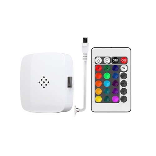 Controlador de luces LED de doble cabezal con control remoto de 24 teclas 5