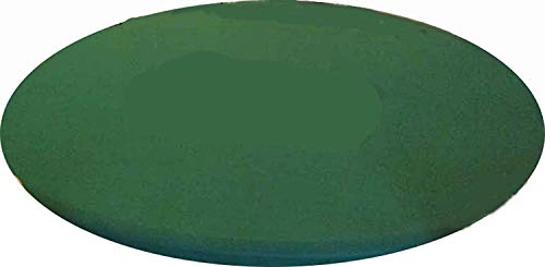 image for Palos Designs Fitted Round Elastic Edge Solid Green Felt Ta ble Cover 