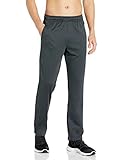 Amazon Brand - Peak Velocity Men's Quantum Fleece 'Build Your Own' Sweatpant, Jogger (Loose, Athletic, Inseams), Dark Grey Heather, Medium