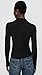 Madewell Women's Ribbed Polo Sweater, Black, XXL