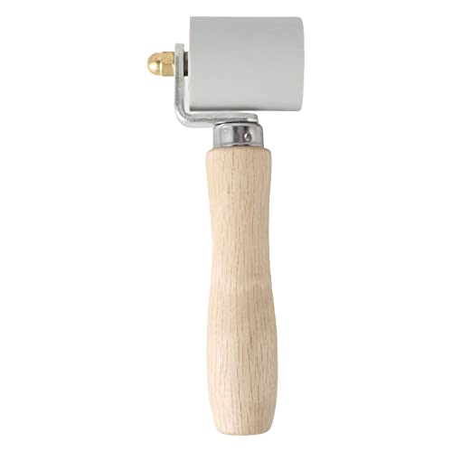 Rullo di cucitura in silicone, cuscinetto da 45 mm Design rullo rullo a pressione a pressione a pressione manuale rullo strumento rullo per roofing in PVC (Larghezza grigia 45 mm/1.8in)