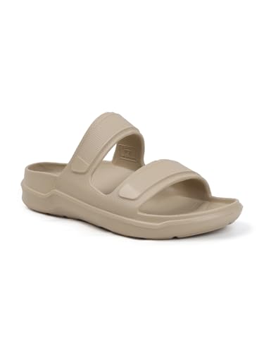 Image of Carlton London Men's Dual Strap Lightweight Comfort Slide Flip-Flop