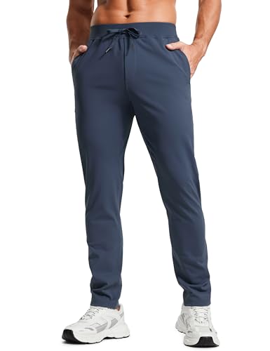 Listado de Chándales para Hombre - solo los mejores. 47 CRZ YOGA Pantalones de Viaje Deportivos de Senderismo Ligeros para Hombre con Bolsillos Azul eléctrico Mediano