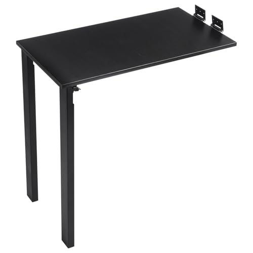 Table de salle à manger pliante murale - Table de cuisine pliable - Peu encombrante - Charge...