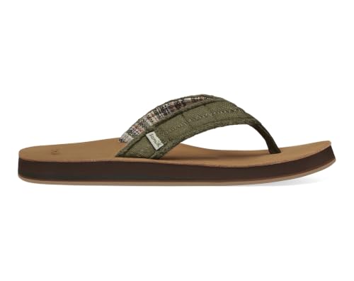 Image of Sanuk Fraid Not Mens Flip Flops - Lightweight Beach Sandals