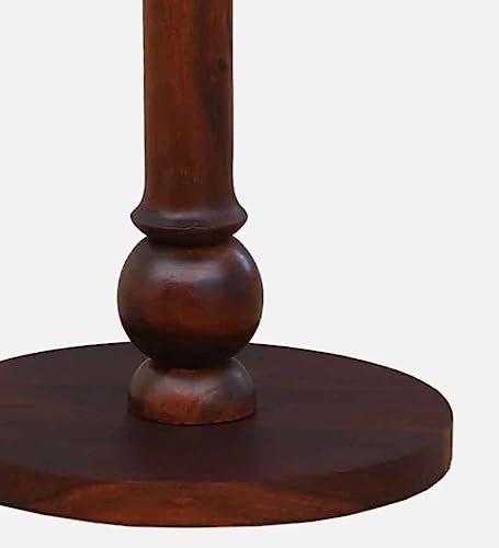 Image of Cyprus Solid Wood END Table for Living Room |Living Room Furniture |Premium Round Side Table for Home & Kitchen|Honey, SHEESHAM Wood|Ideal for Home Decor