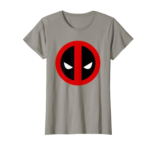 Deadpool Large Clean Logo T-Shirt, Women, Slate Grey, Medium