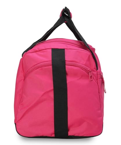 Image of Puma Unisex-Adult Fundamentals Polyester Carry On Luggage Sports Bag S, Garnet Rose-Fast Pink (9140103),24 Cm