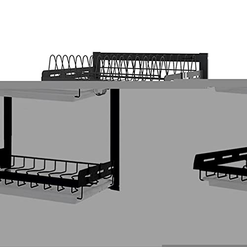 PRIMUZ Scolapiatti in acciaio inox, scolapiatti da cucina in acciaio inox, set di grandi dimensioni, scolapiatti da cucina per lavello da cucina