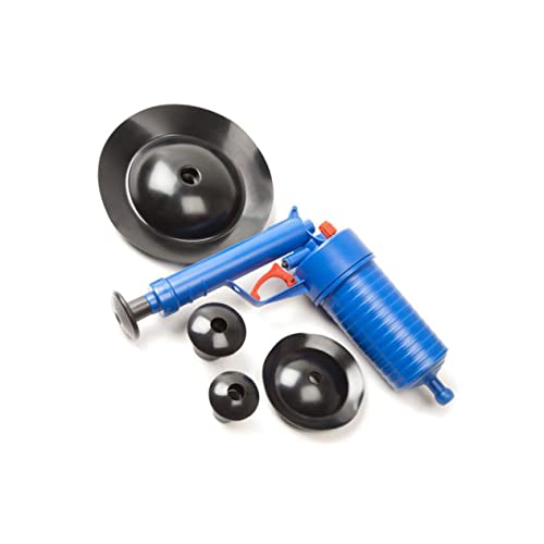 HOLIDYOYO Pompe à Piston Pour Débouchage De Canalisations Piston D'égout Haute Pression Ventouse Flexible Bleu Outil De Nettoyage Pour Toilettes Et Éviers 1 Pièce