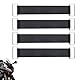 4 PCS Batterie-Gummiband, elastische Riemen, fester Halter, Gummi, elastische Bandage, Batteriegurt, für die meisten Motorräder, Schwarz, Free Size, 17.5 x 2.5 cm
