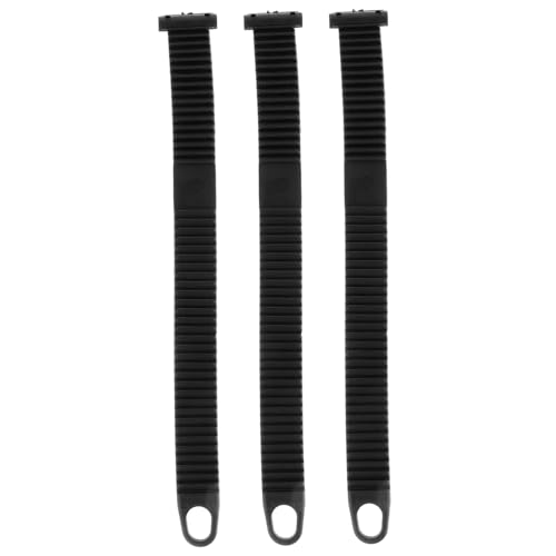 FELTECHELECTR Durable Easy Install Roof Fixing Belt 3pcs Bungee Cords Straps Heavy Duty Cargo Straps for Vehicles