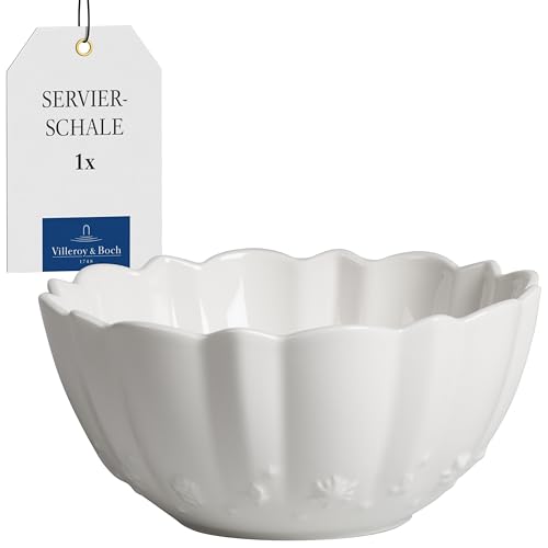 Villeroy & Boch Toys Delight Royal Classic Bol groß, dekorative Schale aus Premium Porzellan, weiß, mikrowellensicher, spülmaschinenfest