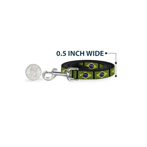 Collier de chien avec boucle de ceinture de sécurité robuste et nylon 2,5 cm
