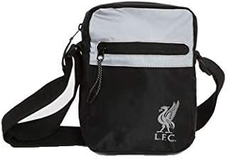 Liverpool FC - Borsa per piccoli oggetti, colore: Nero/Argento