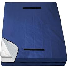 Coldwind Mattress Bags for Moving and Storage,Waterproof Mattress Cover for Moving with Heavy Duty Handles, Strong Zipper, Reusable, Moving Supplies & Moving Bags,Queen Size,Navy,2 Pack
