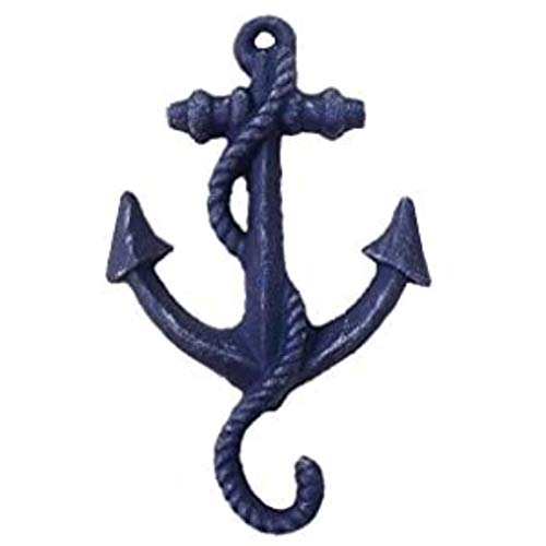 Ancre décor thème nautique modèle de navire rustique en fonte