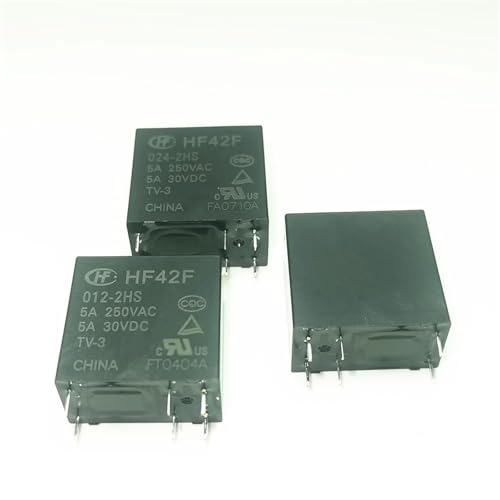 Relé JZC-42F HF42F-005 interruptor electromagnético 12V de 6 pines para placas PCB