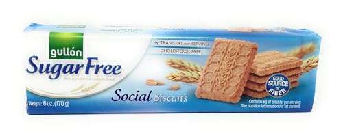 Gullon Sugar Free Fiber Cookies, 6 oz.