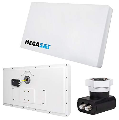 MegaSat 200211 Flachantenne D2 Profi-Line Weiß