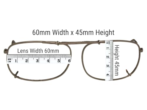 Rectangle Non Polarized Clip-On Sunglasses for Men and Women – Clip On Sunglasses For Eyewear 6