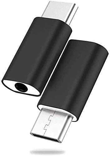 Upgraded Type C to 3.5 mm Jack Audio Connector, Noise Cancelling Headphones Jack Converter Audio Adapter for One Plus Nord 2 /9R/8/7T/7/7 Pro / 1+6/1+6T(1 Piece)
