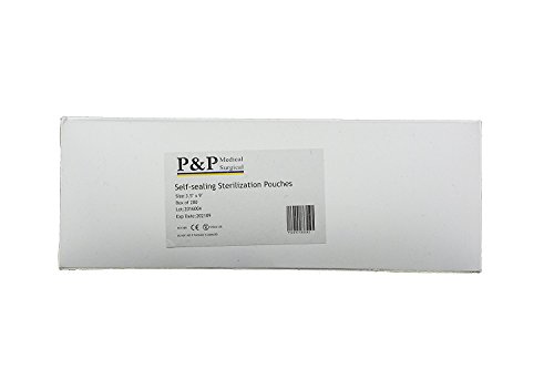 Sterilization Pouches 3.5”X9” Self-Sealing Autoclave Bags With Indicators For Professional Surgical Instrument Cleaning Case Of 4000 #TOP1