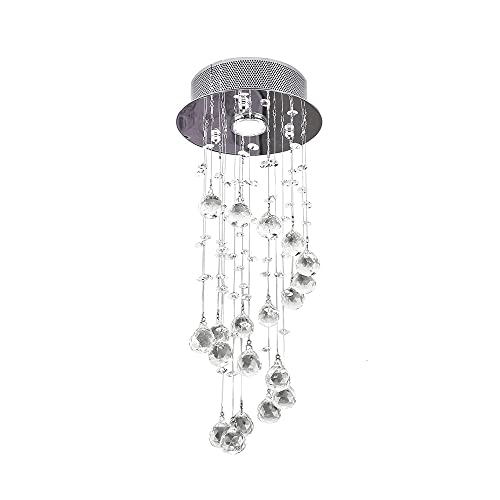 Éclairage balcon sombre solution suspension cristal LED moderne et puissante
