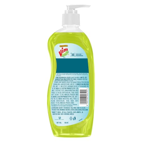 Vim Dishwash Pudina Fresh Liquid Pudina 500 ml - Image 2 thumbnail