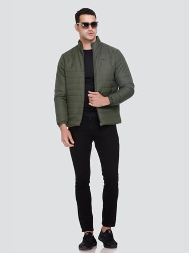 Image of RARE TIMES Men Puffer Jacket | Padded Jacket | Quilted Jacket | Trendy Winter Full Sleeve with Zipper Pocket Jacket (Pack of 1)