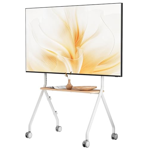 ECOTINY TV-Ständer Rollbarer für 49-80 Zoll Fernseher