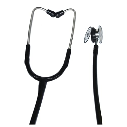 Image of Dishan Stethoscope- Evolife Pediatric- for Doctors and Medical Students- Black Tube