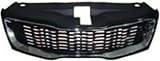 ZanLIn Auto Front Kühlergrille für KIA K2 2009, Auto Frontstoßstangen-Kühlergrill Fronteinlassgitter Kühlergrill Grill Frontgrill
