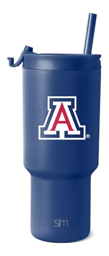 Image of Simple Modern Arizona Wildcats Tumbler with Straw | 30oz | Collegiate