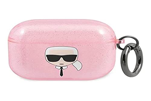 Karl Lagerfeld KLA3UKHGP Étui pour AirPods 3 Rose pailleté