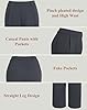 SEAJOJO Dress Pants Women High Waisted, Straight B... #3