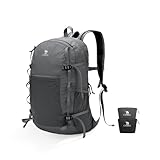 CAMEL CROWN Mochila dobrável para caminhada, leve, impermeável, pequena, embalável, masculina e feminina, 20L