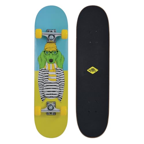 Schildkröt Skateboard Kicker 31 - Design: Green Dog