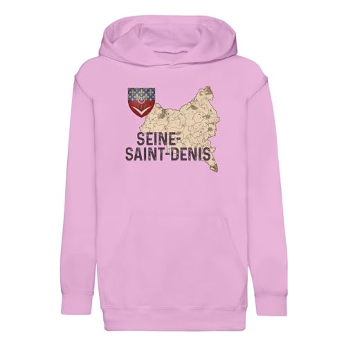 Sweat à capuche enfant Seine Saint Denis 93 hoodie Paris Ile de France vêtement ado