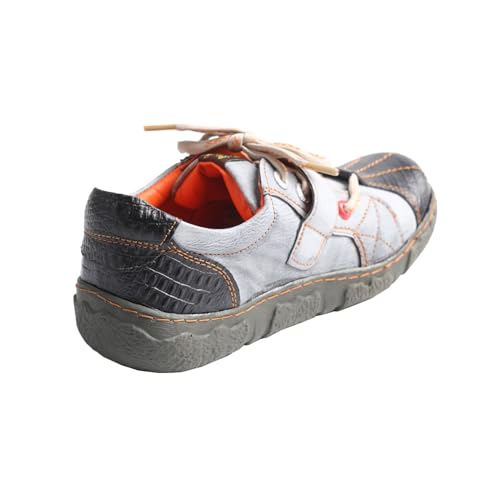 TMA EYES Women's Non-Slip Lace-up Women's Fashion Comfortable Walking Shoes2