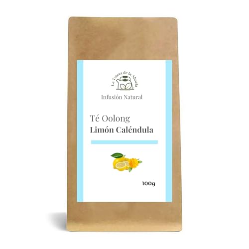 Té Oolong Limón Caléndula 100 g – Té Oolong con Citronela y Hierbaluisa – Fresco y Natural | La Tetera de la Abuela