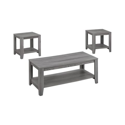 Maykoosh 3pcs Mountain Lodge Table Set, Laminated Coffee Table for Living Room - 42" L X 20" W X 17" H Cover