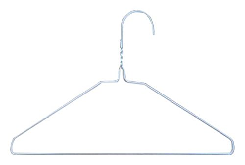 3Hanger Supply Children's Wire Hangers, White, 500 Per Box
